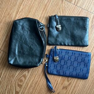 New misc bags/ clutch (3) never used any of them